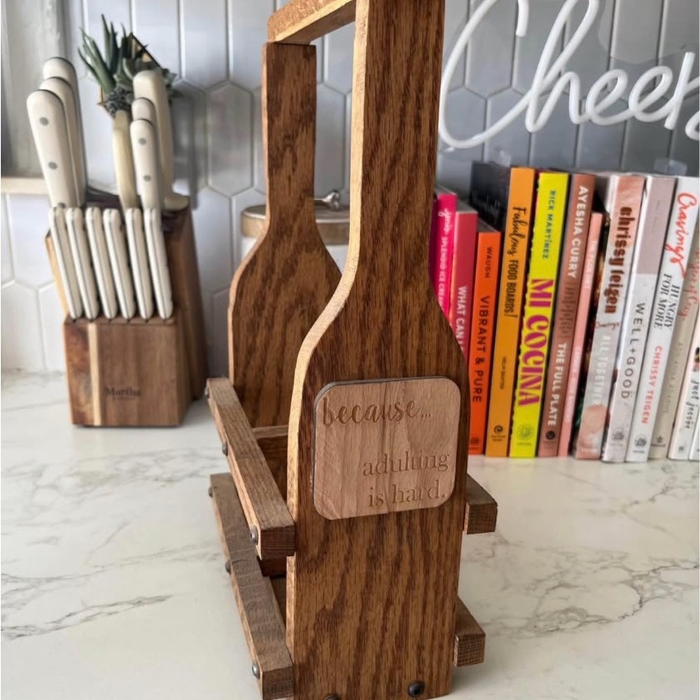 Wooden Wine Caddy
